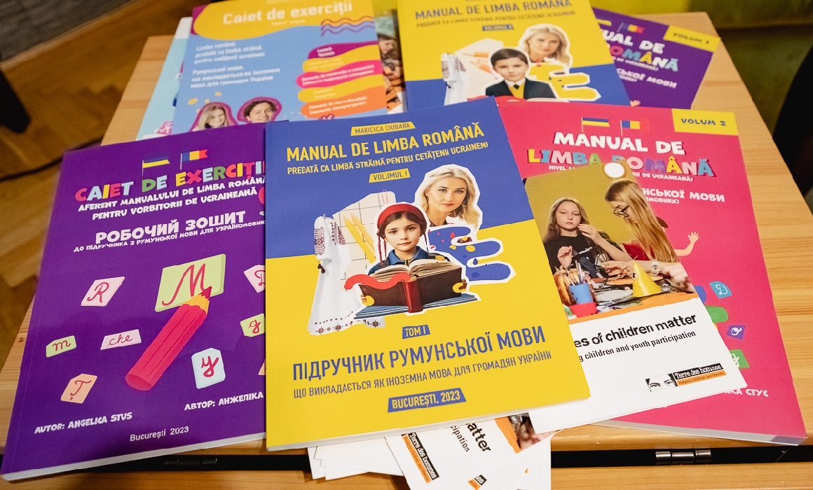 Primele manuale și caiete de lucru în limba română pentru ucraineni